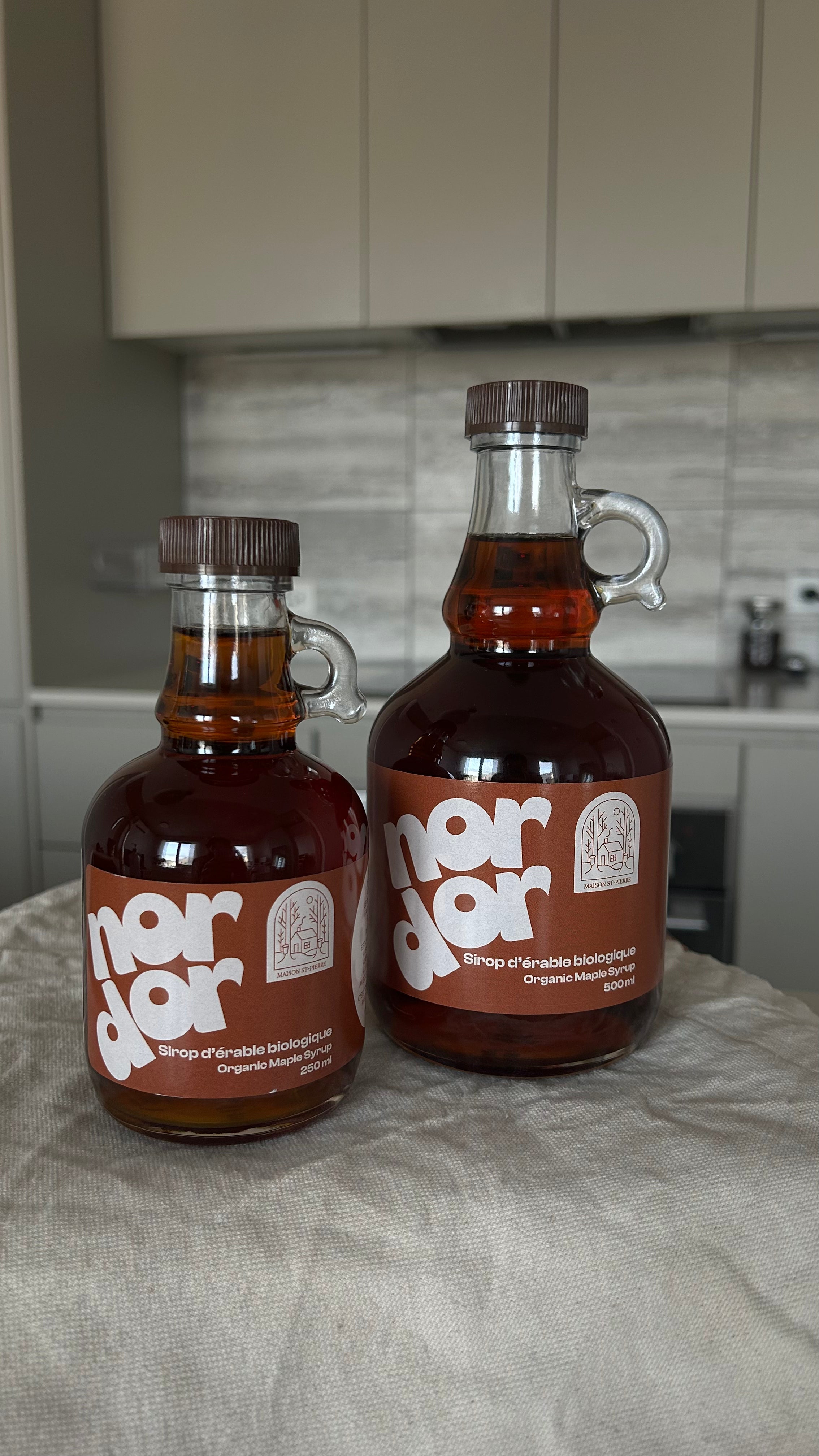 Sirop d'érable ambré biologique du Québec pur à 100%