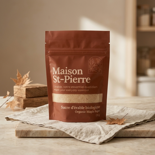 Sucre d'érable biologique du Québec pur à 100%